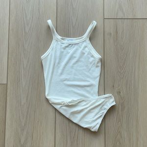 Princess Polly white high neck bodysuit